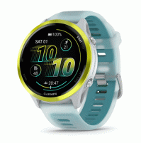 Forerunner 570 - 47mm Amp Yellow Aluminium with Translucent Whitestone/Turquoise Band - 010-02971-01 - Garmin